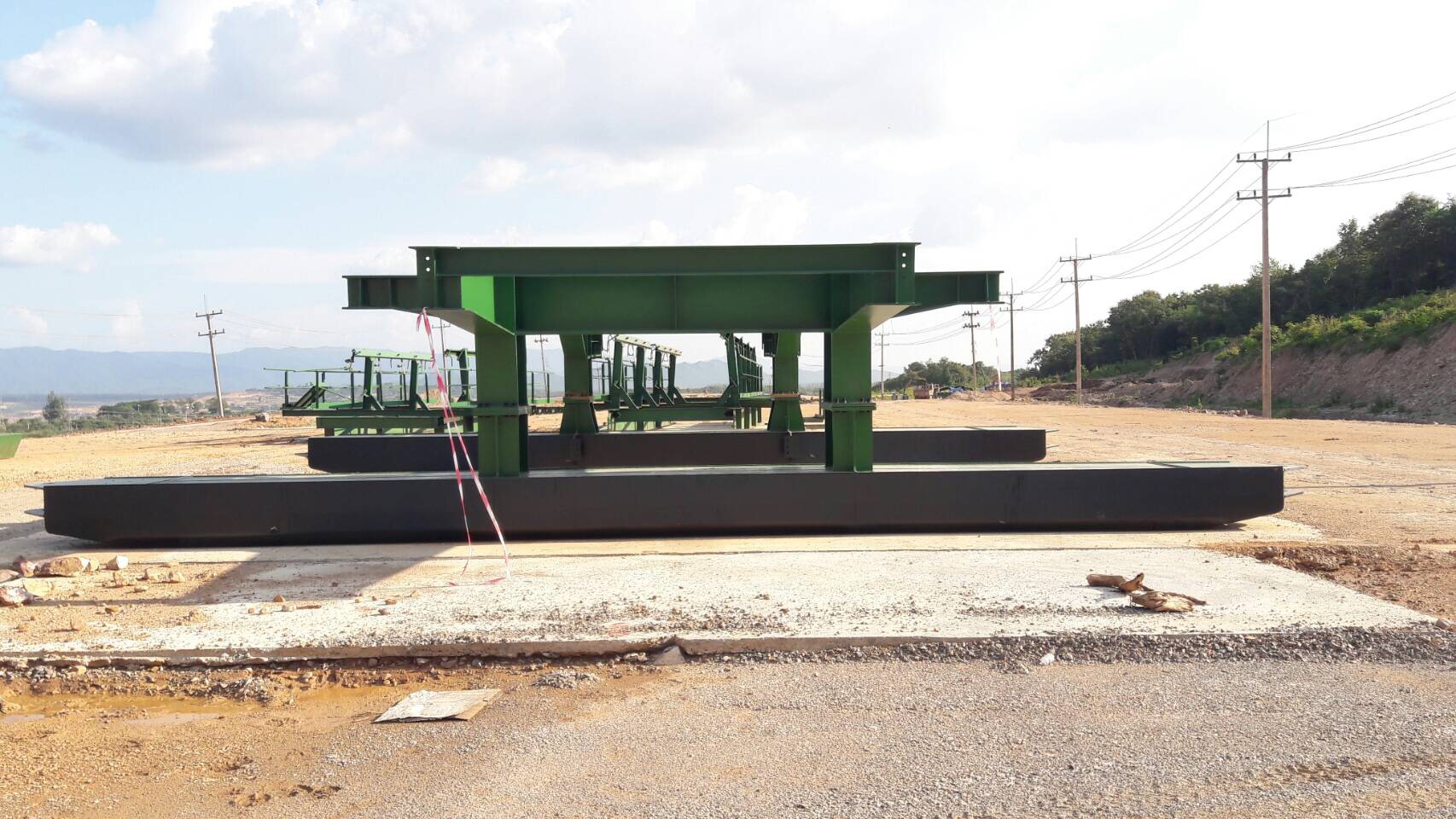 สายพานลำเลียง โรงไฟฟ้าแม่เมาะ